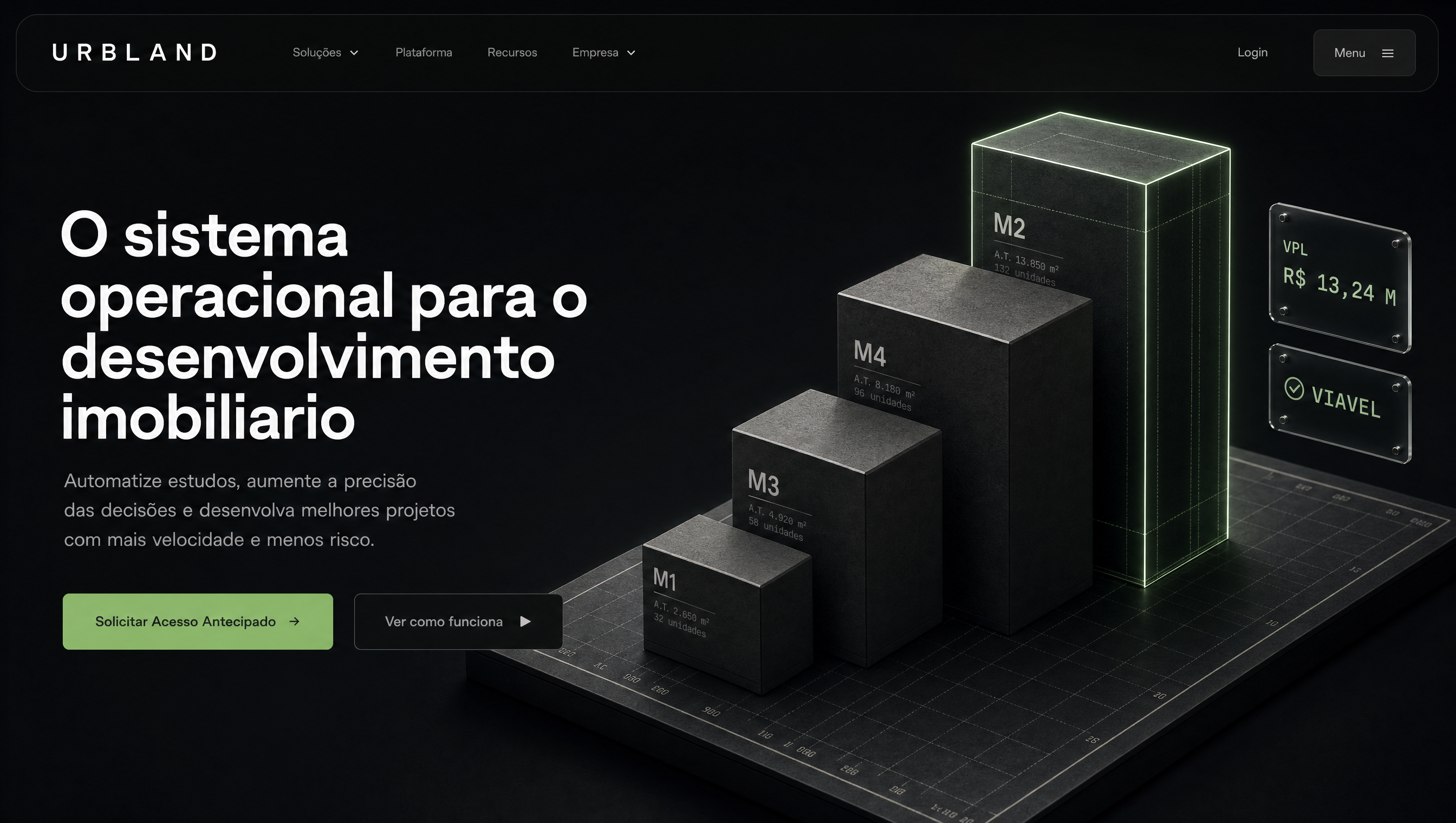 Comp Dark A — degraus monolíticos de concreto e metal subindo, luz de estúdio